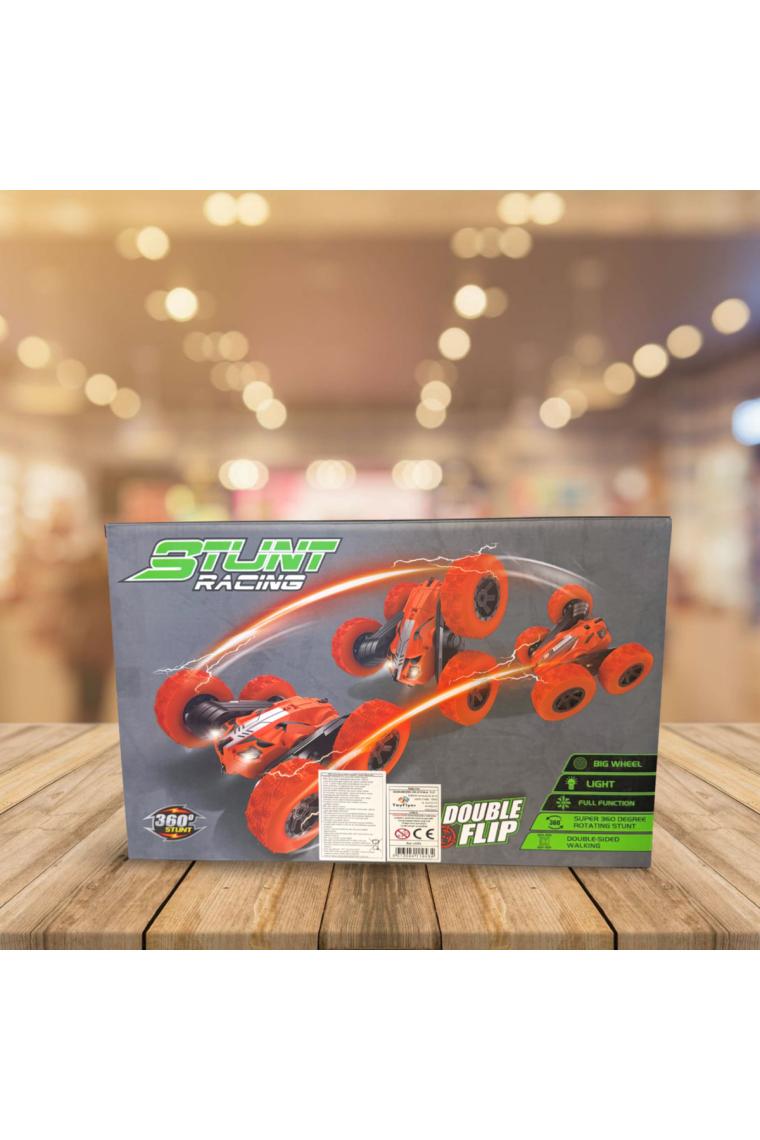 Can Oyuncak Stunt Racing Akrobat Kumandalı Araba Şarjlı Işıklı