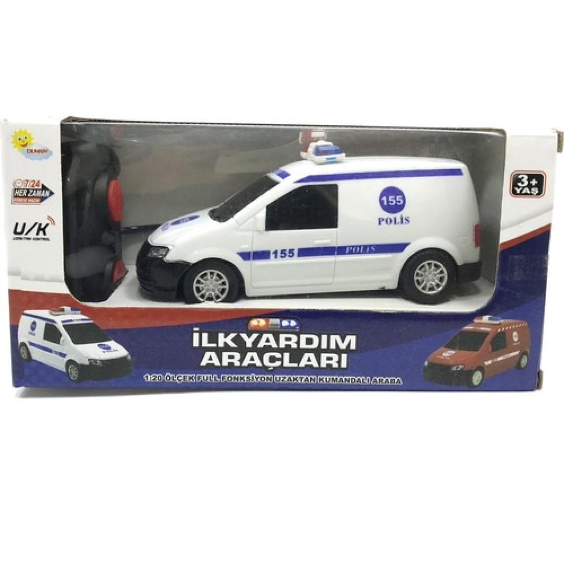 Duman Oyuncak 1:20 Uzaktan Kumandalı Polis Arabası 087