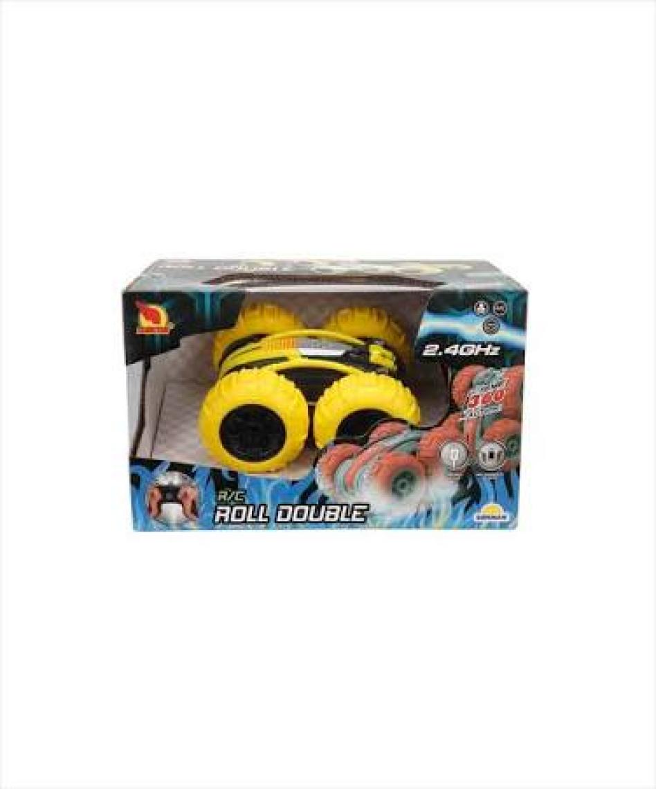 Suncon Roll Double 360 Derece Dönen Uzaktan Kumandalı Araba 16 Cm– Sarı
