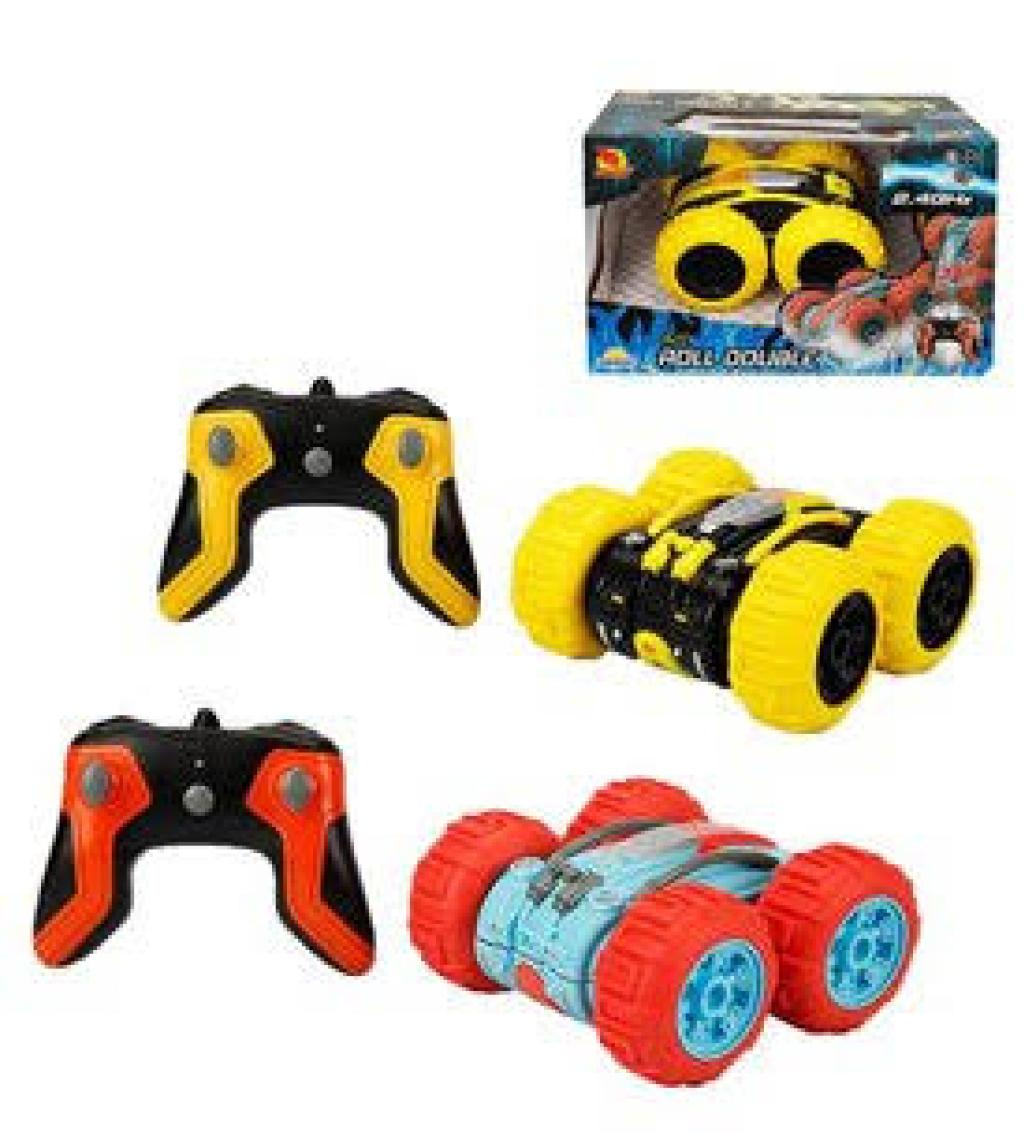 Suncon Roll Double 360 Derece Dönen Uzaktan Kumandalı Araba 16 Cm– Sarı