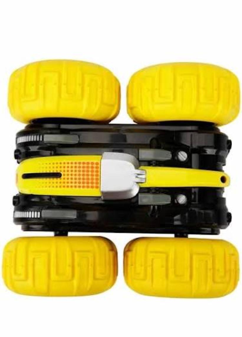 Suncon Roll Double 360 Derece Dönen Uzaktan Kumandalı Araba 16 Cm– Sarı