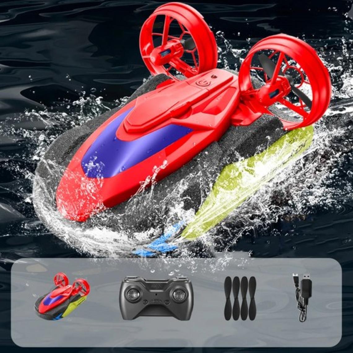 Hem Suda Hem Karada Kullanılabilen Stunt Drift Rc Tekne Oyuncak 2.4ghz Uzaktan Kumandalı Araba Amfibi Drift Araba