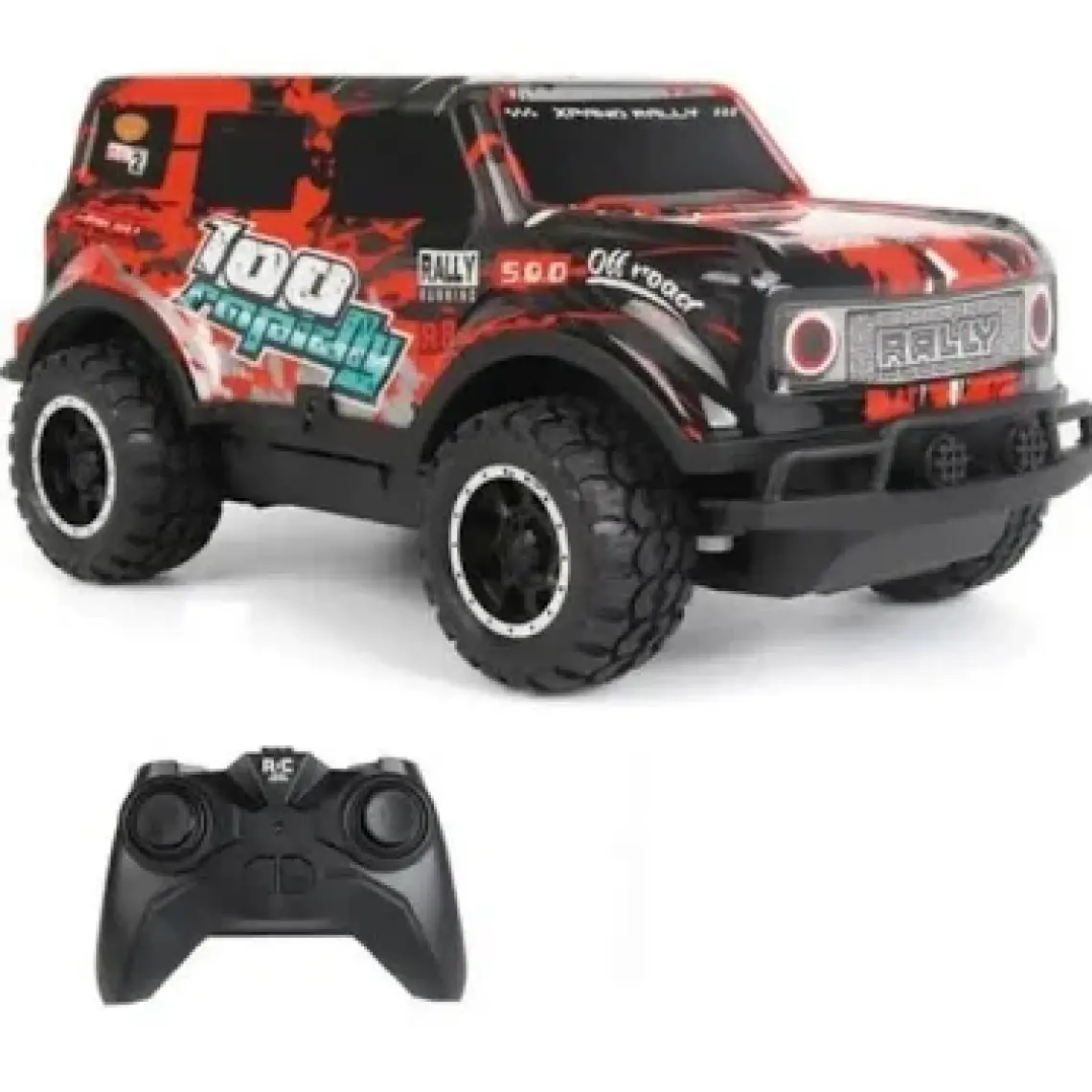 Mofy Baby Full Fonksiyon LED Işıklı Gövde 1:24 Off Road Şarjlı Uzaktan Kumandalı Yarış Arabası