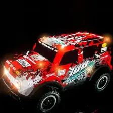 Mofy Baby Full Fonksiyon LED Işıklı Gövde 1:24 Off Road Şarjlı Uzaktan Kumandalı Yarış Arabası