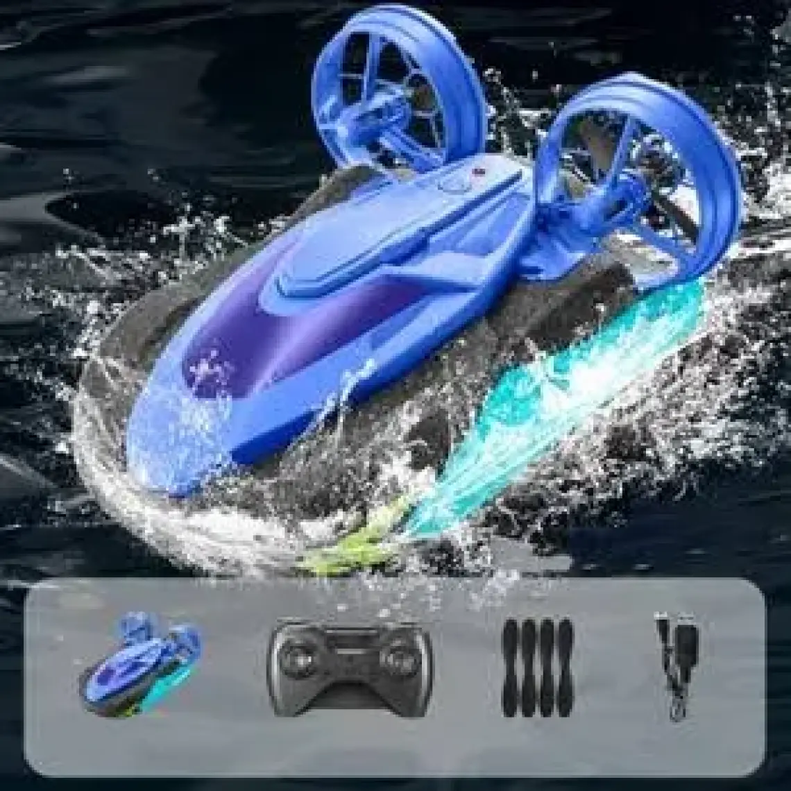 Hem Suda Hem Karada Kullanılabilen Stunt Drift Rc Tekne Oyuncak 2.4ghz Uzaktan Kumandalı Araba Amfibi Drift Araba