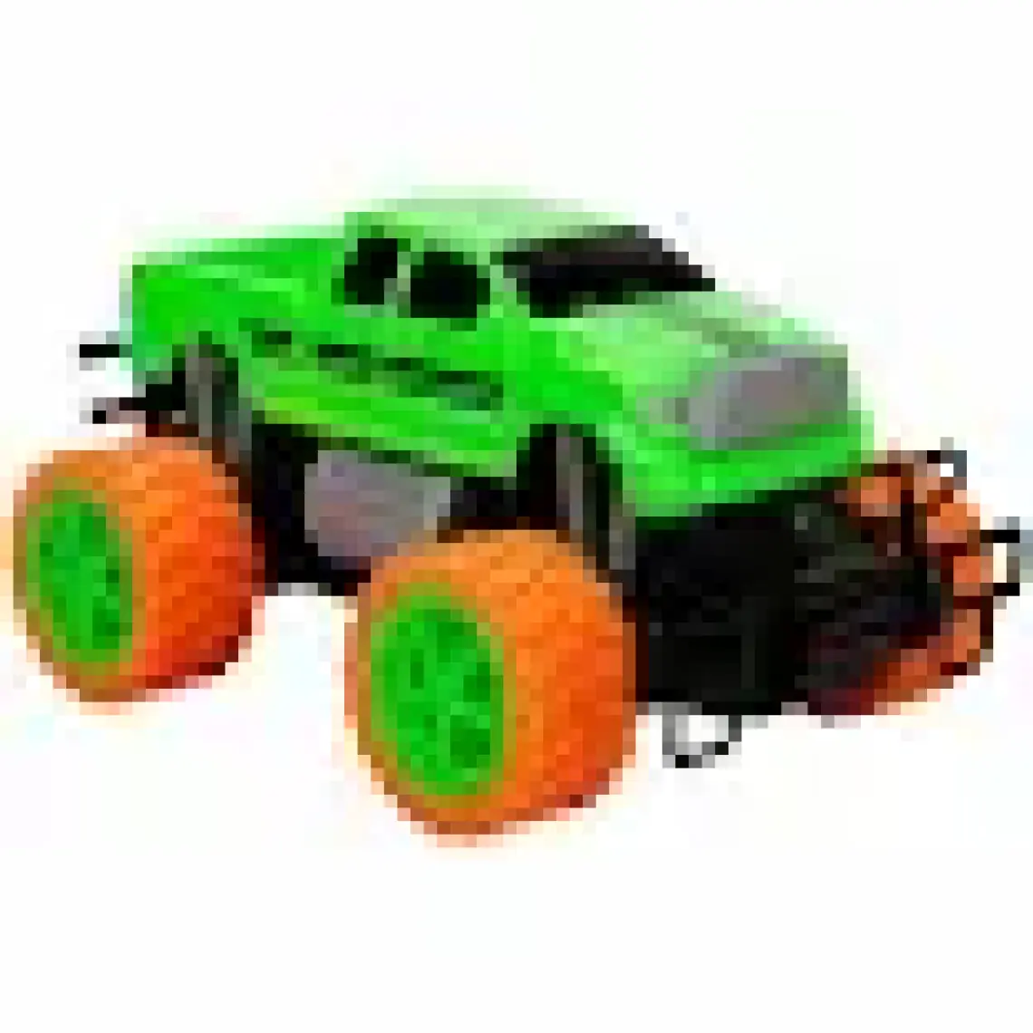 Suncon 1:18 Uzaktan Kumandalı Neon Jumbo Weels USB Şarjlı Araba 26 Cm. - Yeşil Pickup