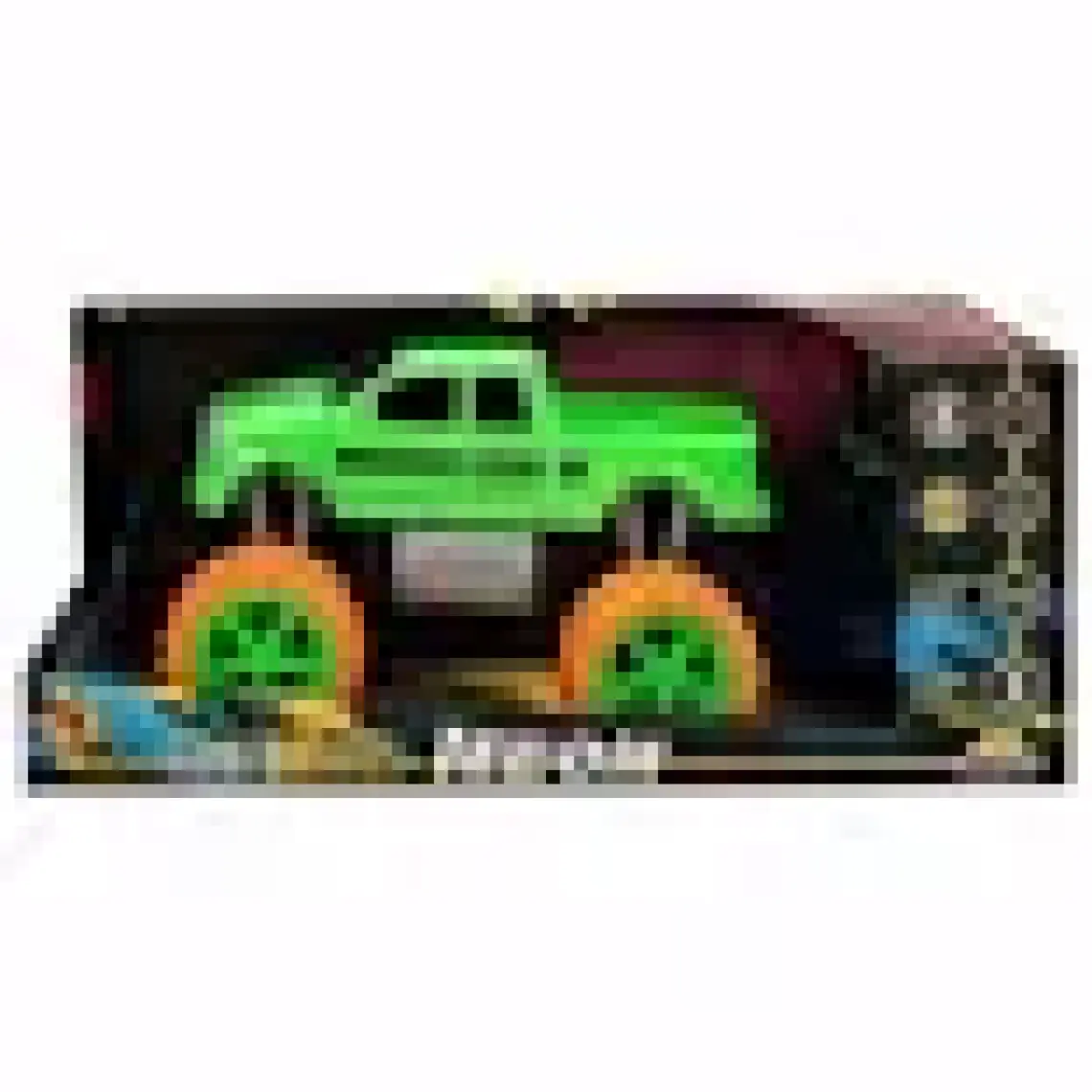 Suncon 1:18 Uzaktan Kumandalı Neon Jumbo Weels USB Şarjlı Araba 26 Cm. - Yeşil Pickup
