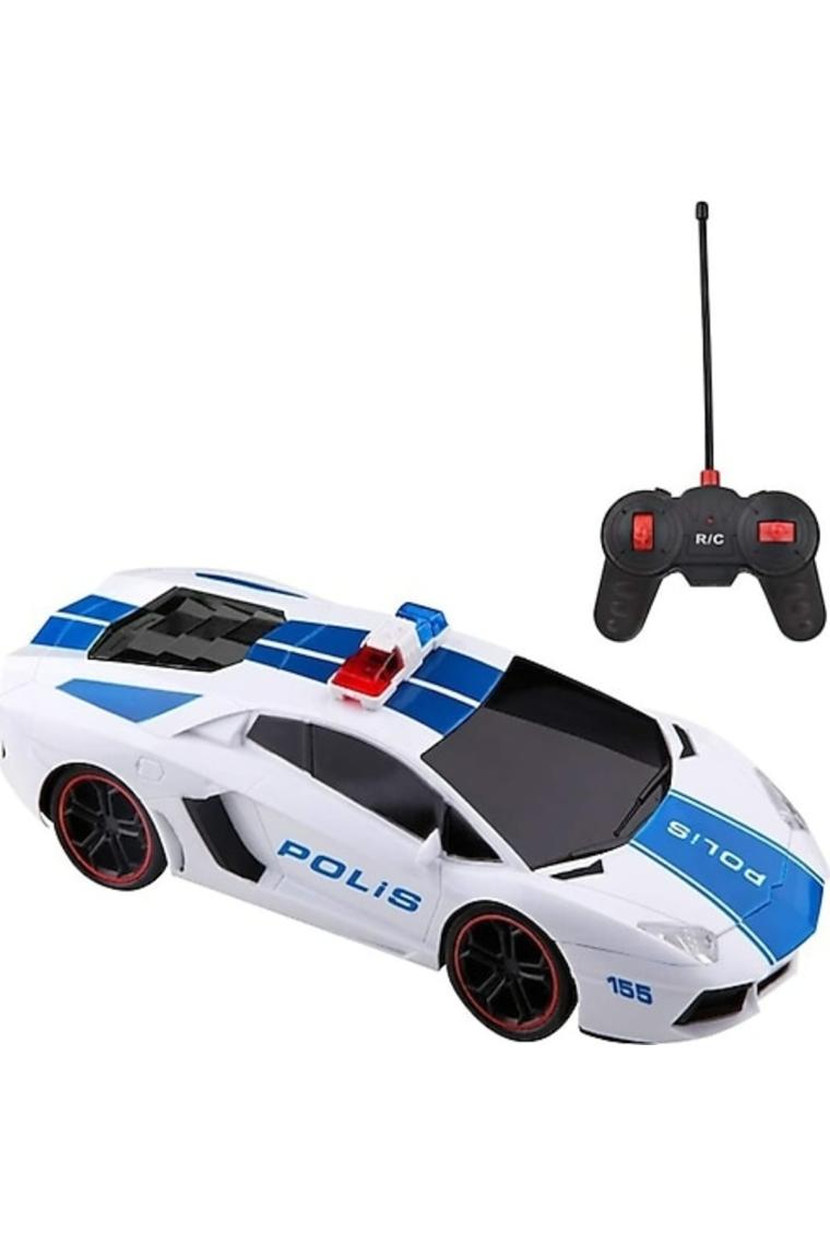 Toysan 1:12 Uzaktan Kumandalı Şarjlı Işıklı Polis Arabası Lamborghini - 35 cm