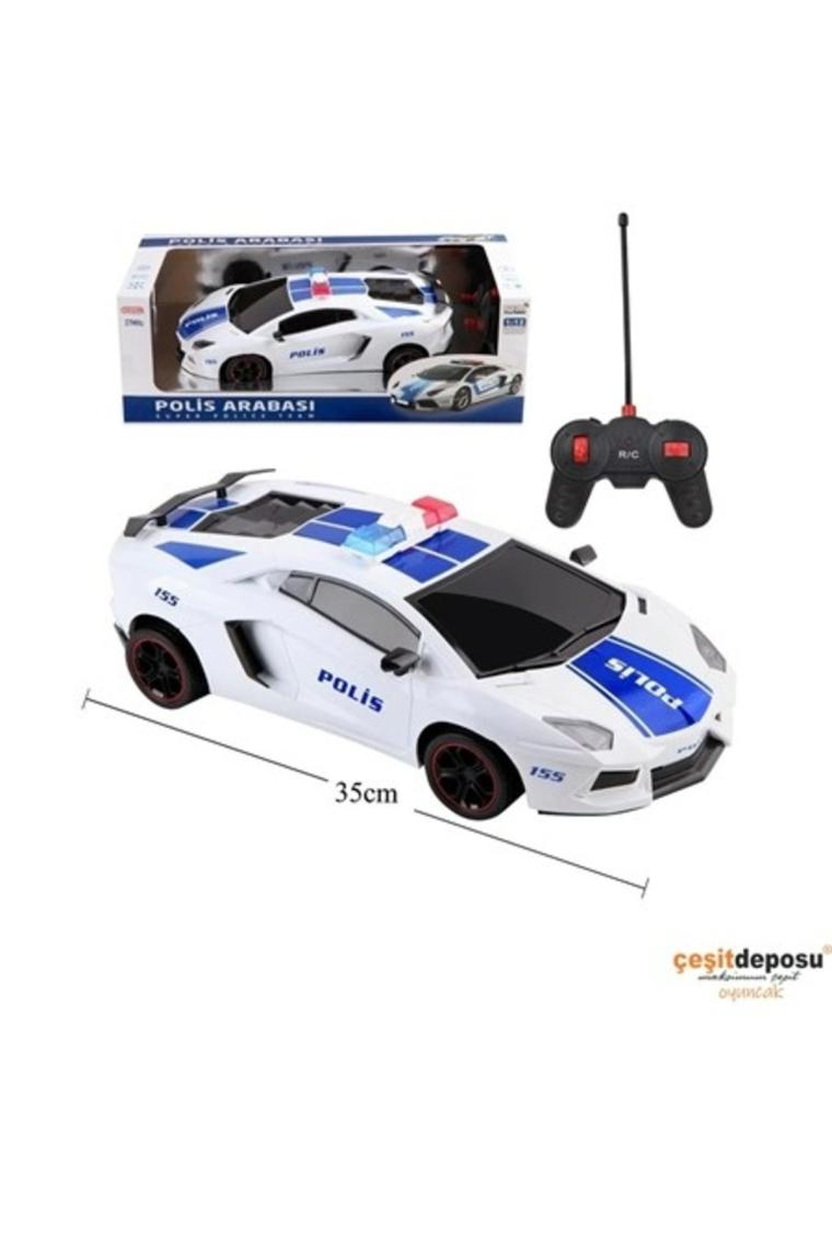 Toysan 1:12 Uzaktan Kumandalı Şarjlı Işıklı Polis Arabası Lamborghini - 35 cm