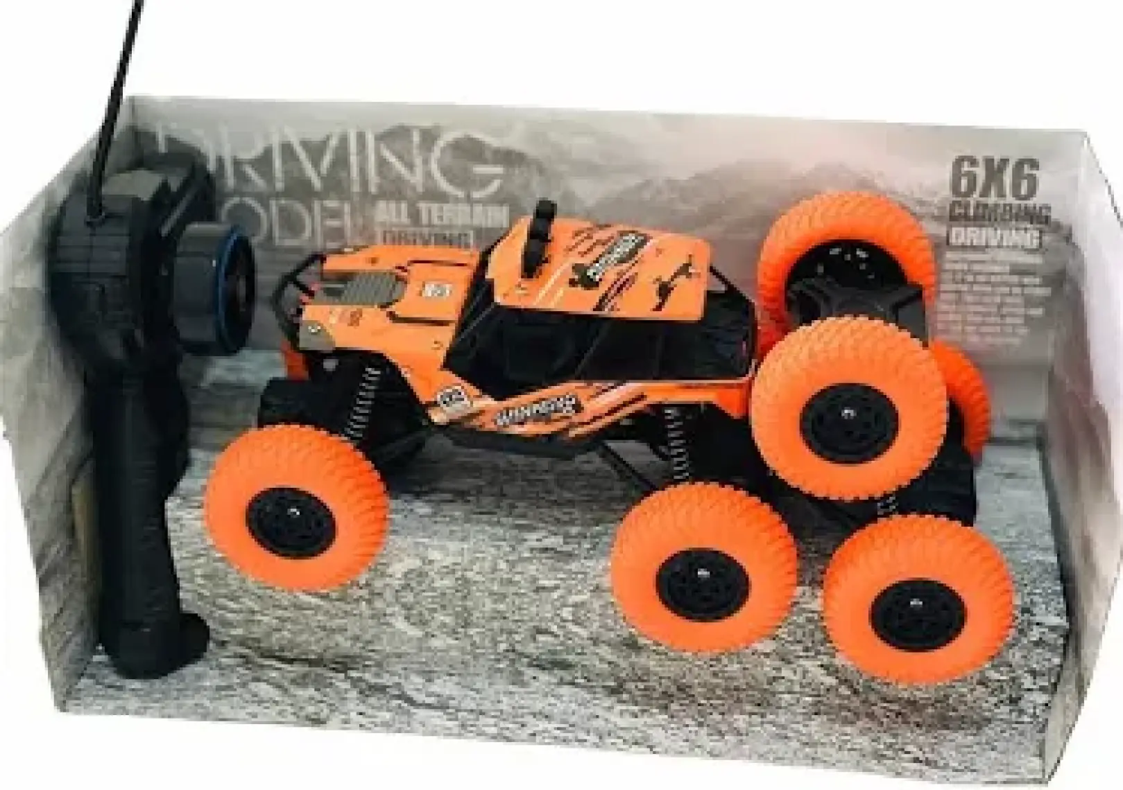 Can-Em Oyuncak 6x4 Çeker Off Road Şarjlı Uzaktan Kumandalı Süspansiyonlu Jeep 1:18