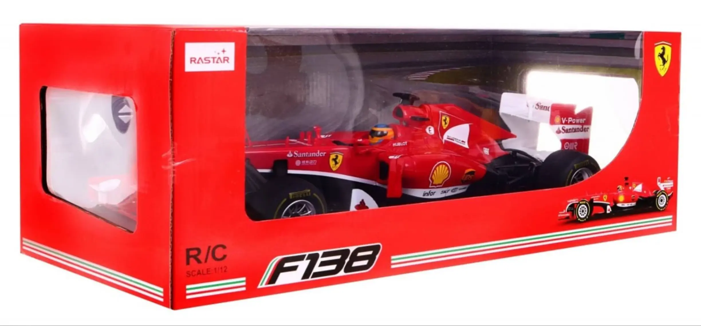 Rastar Ferrari F138 Uzaktan Kumandalı Formula 1 Arabası 1/12 Ölçekli