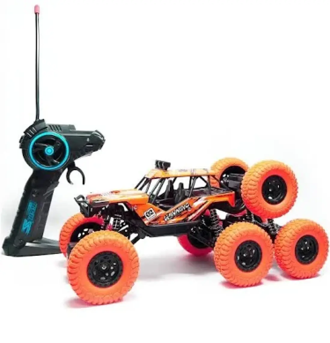 Can-Em Oyuncak 6x4 Çeker Off Road Şarjlı Uzaktan Kumandalı Süspansiyonlu Jeep 1:18