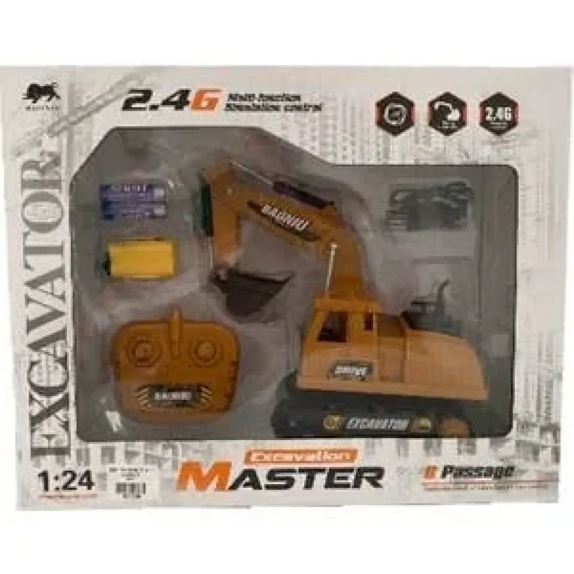 Gepettoys Uzaktan Kumandalı Şarjlı Profesyonel Kepçe Excavator Dozer