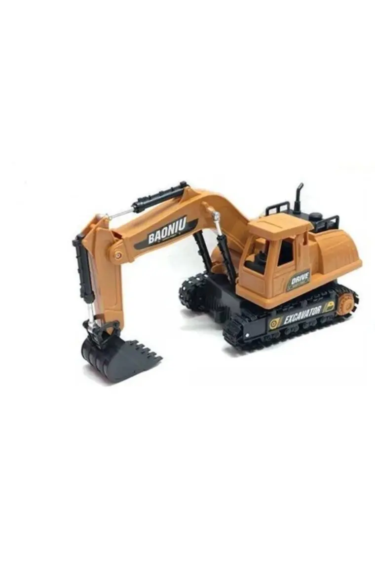 Gepettoys Uzaktan Kumandalı Şarjlı Profesyonel Kepçe Excavator Dozer