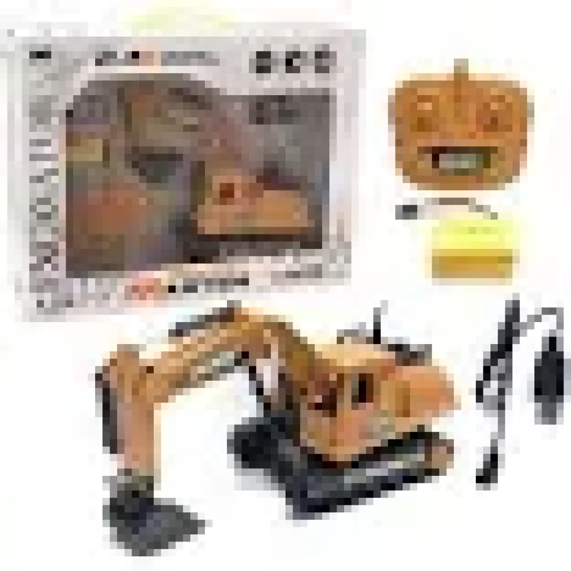 Gepettoys Uzaktan Kumandalı Şarjlı Profesyonel Kepçe Excavator Dozer