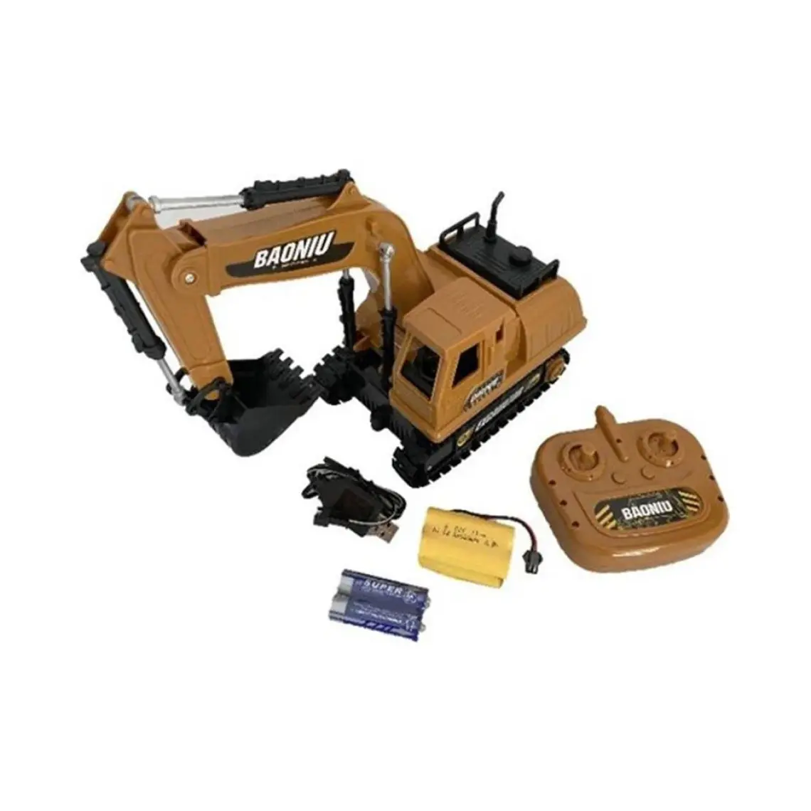 Gepettoys Uzaktan Kumandalı Şarjlı Profesyonel Kepçe Excavator Dozer