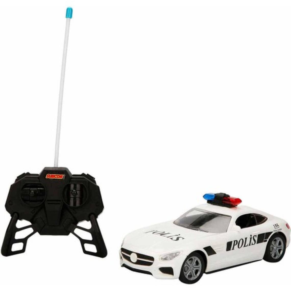 1:20 Uzaktan Kumandalı Suncon Polis Arabası 21 Cm. - Beyaz-1