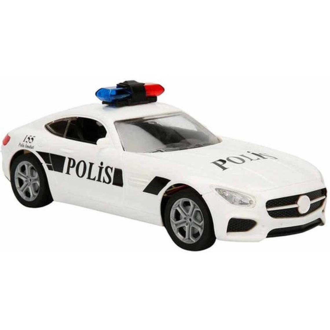 1:20 Uzaktan Kumandalı Suncon Polis Arabası 21 Cm. - Beyaz-1