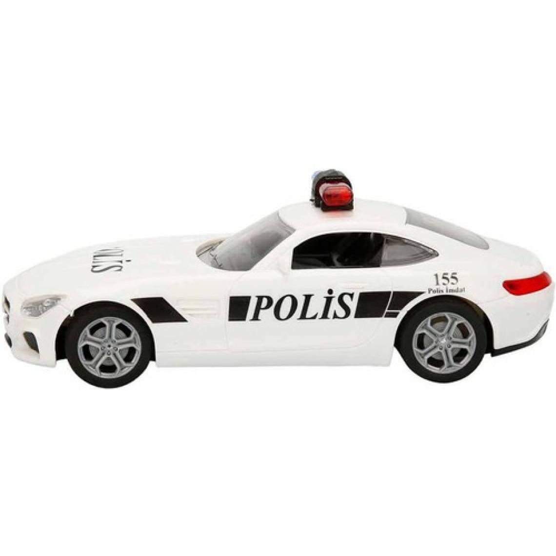 1:20 Uzaktan Kumandalı Suncon Polis Arabası 21 Cm. - Beyaz-1