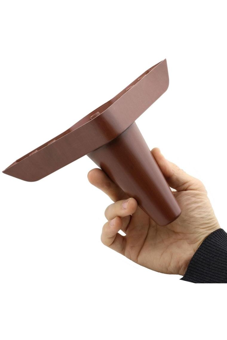 Aspen Lüks Mobilya Kanepe Koltuk Tv Ünitesi Baza Yükseltici Ayağı Ayakları 14 Cm Ahşap Desenli Ayak