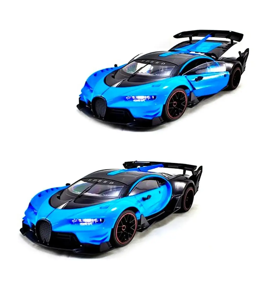 Karsan Drift Şampiyonu Mavi Bugatti Uzaktan Kumandalı Yarış Arabası