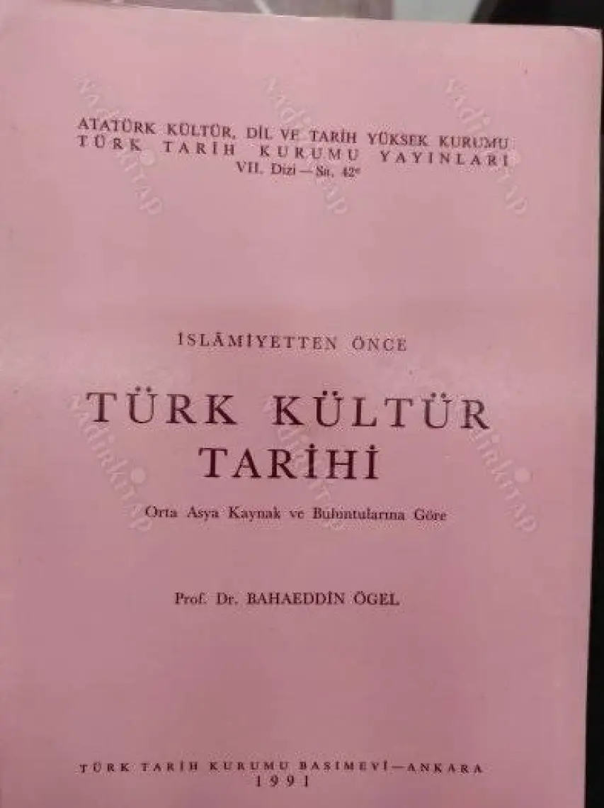 İslamiyetten Önce Türk Kültür Tarihi