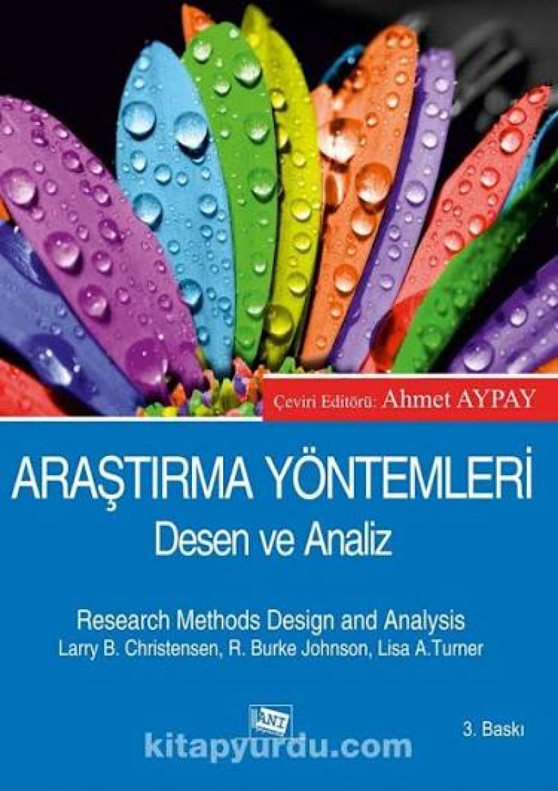 Araştırma Yöntemleri : Desen ve Analiz