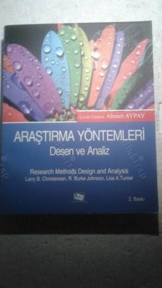 Araştırma Yöntemleri : Desen ve Analiz