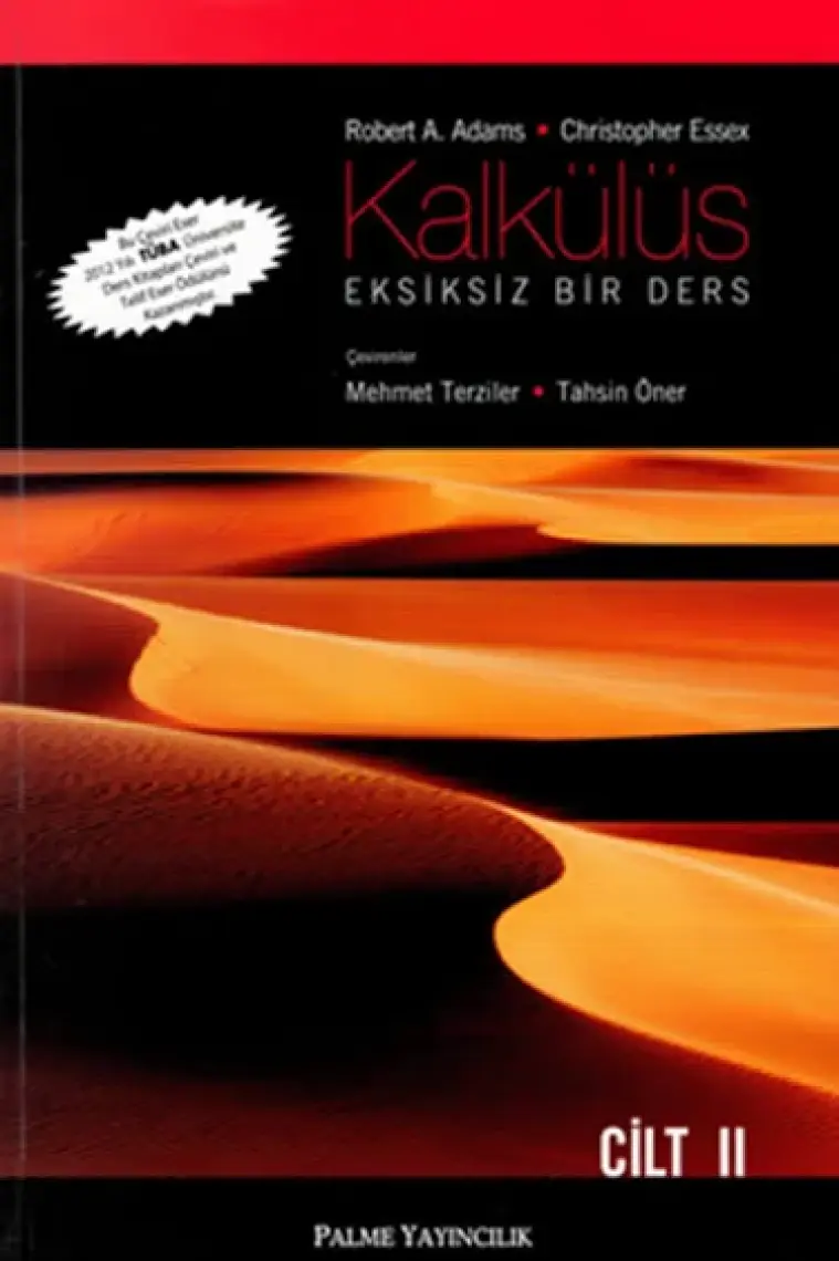 Kalkülüs Eksiksiz Bir Ders Cilt II - Christopher Essex