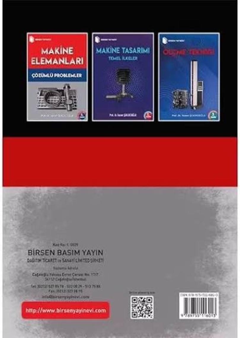 Makine Elemanları Hesap Şekillendirme - Tezcan Şekercioğlu
