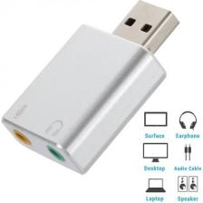 Ultratekno 7.1 Kanal USB Ses Kartı 3D Sound Ses 3.5mm Jack Girişli - Metal