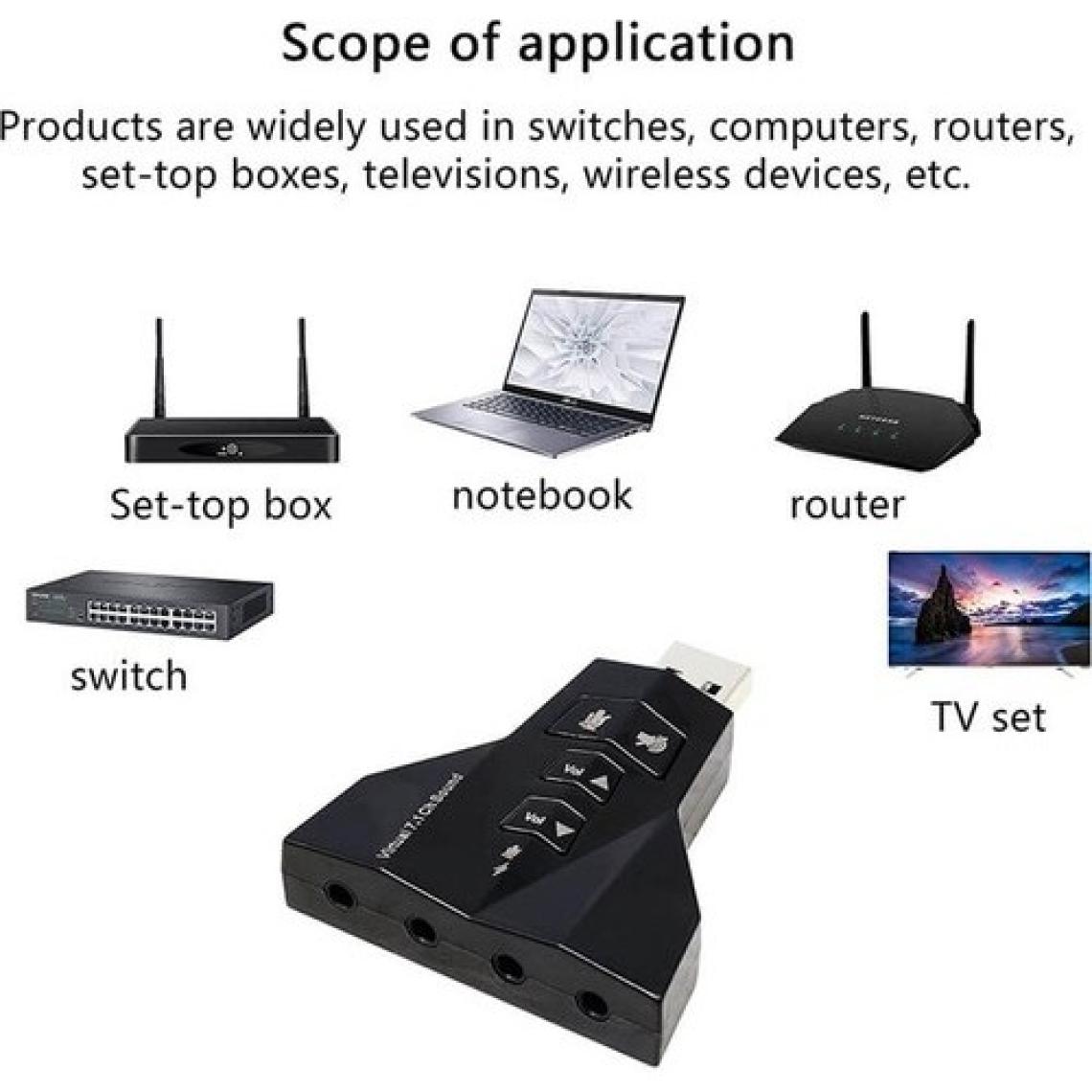 Maxgo 2100 Usb Ses Kartı 7.1 Kanal Çevirici Dönüştürücü Laptop Harici Kartı Mikrofon Kulaklık Girişli