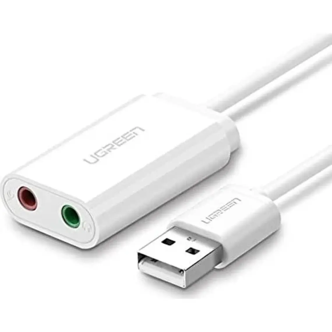 Ugreen Harici 3.5mm USB Ses Kartı Beyaz