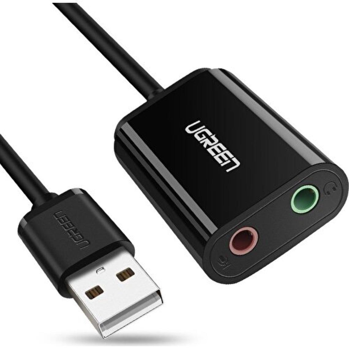 Ugreen Harici 3.5mm USB Ses Kartı Beyaz