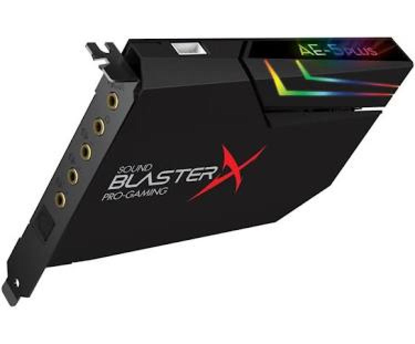 Creative Sound Blasterx Ae-5 Plus -Hi-Res- 32-Bit / 384 Khz - Pcı-E Oyuncu Ses Kartı