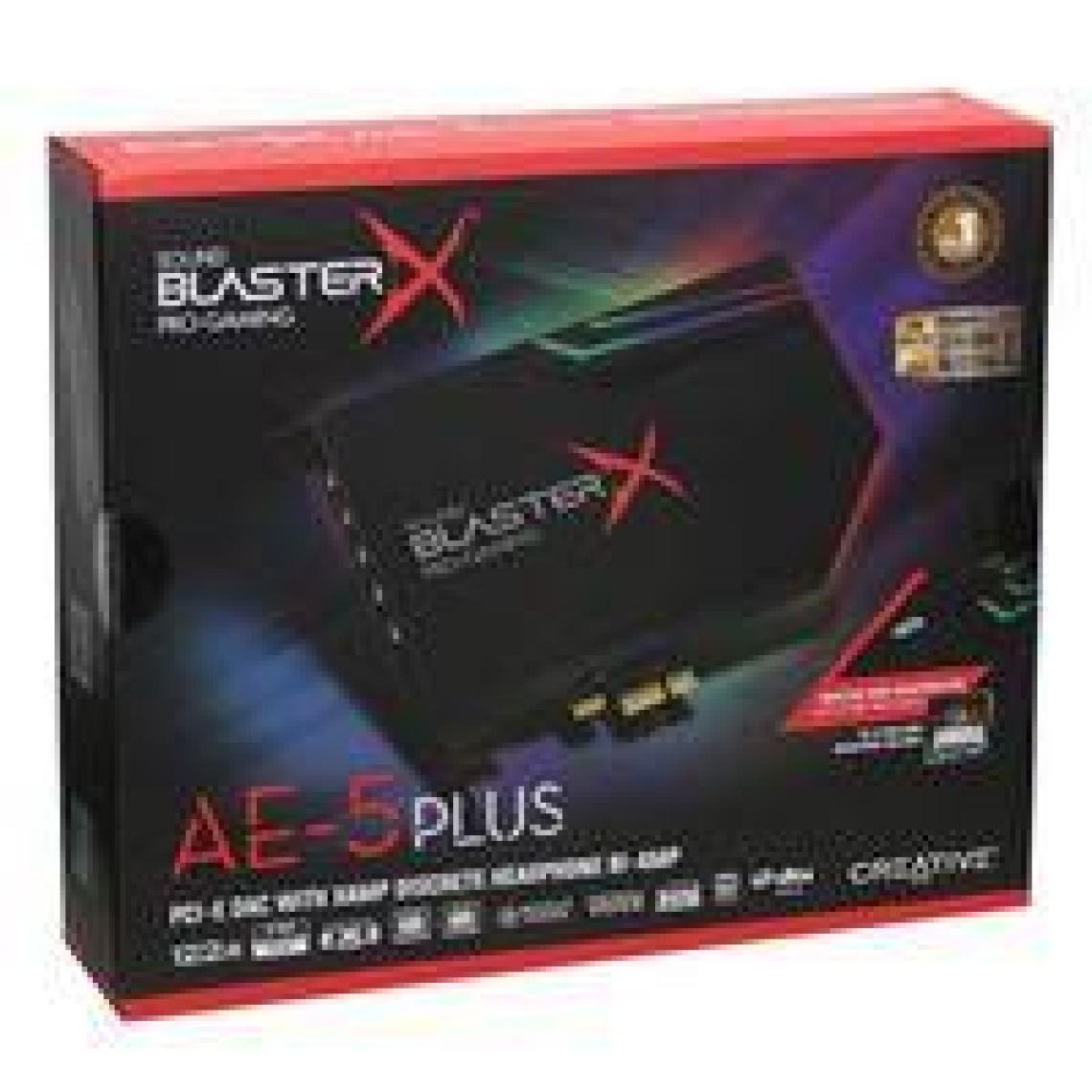 Creative Sound Blasterx Ae-5 Plus -Hi-Res- 32-Bit / 384 Khz - Pcı-E Oyuncu Ses Kartı