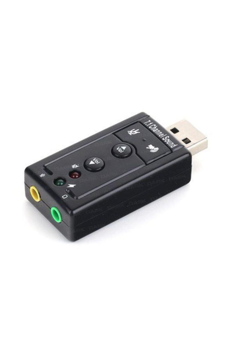 4506 7.1 3.5mm Usb Ses Kartı Mikrofon Kulaklık Harici
