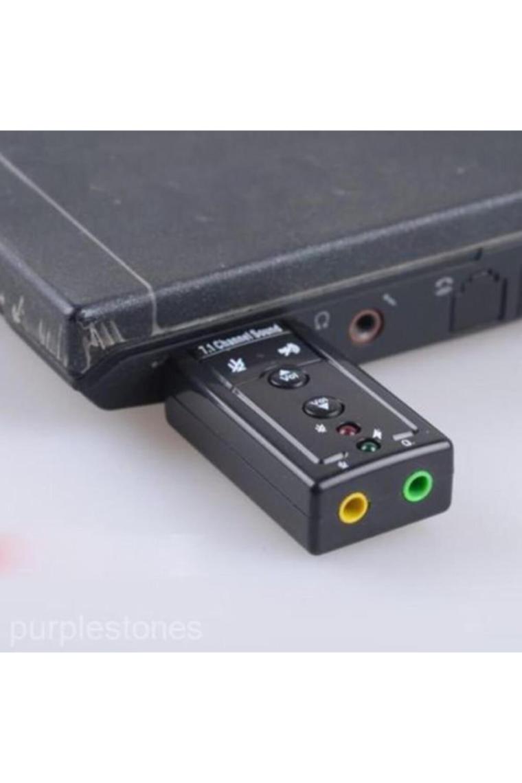 4506 7.1 3.5mm Usb Ses Kartı Mikrofon Kulaklık Harici