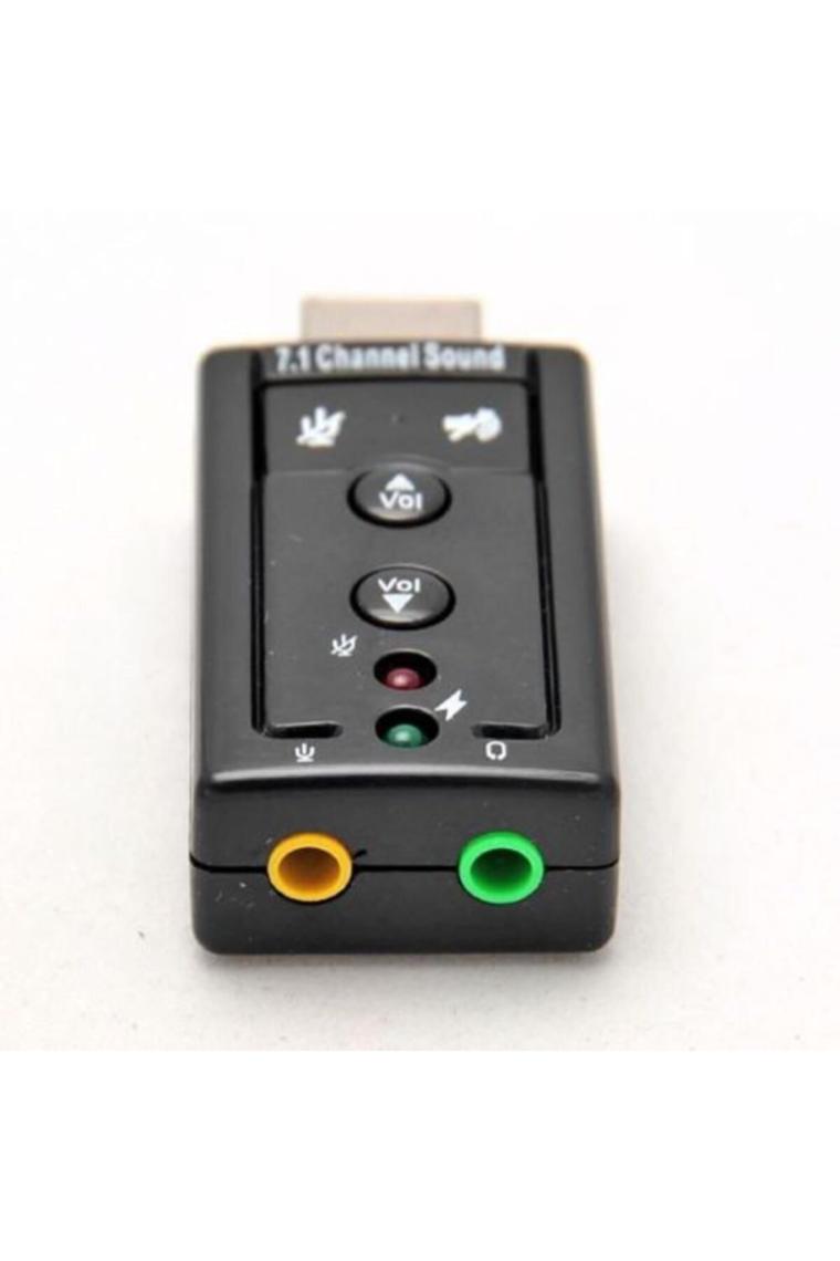 4506 7.1 3.5mm Usb Ses Kartı Mikrofon Kulaklık Harici