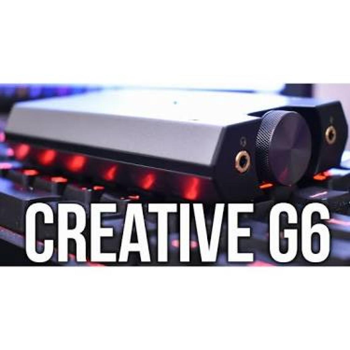 Creative Sound Blasterx G6 - 7.1 - Hi-Res -32BIT/384KHZ Harici Ses Kartı