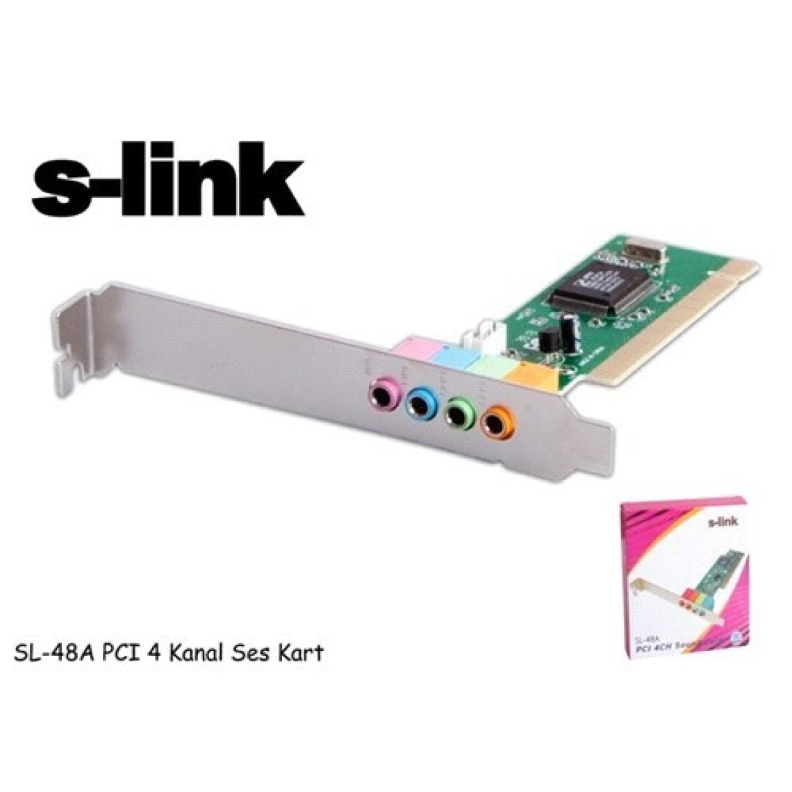 S-Link Sl-48A Pcı 4 Kanal Ses Kart