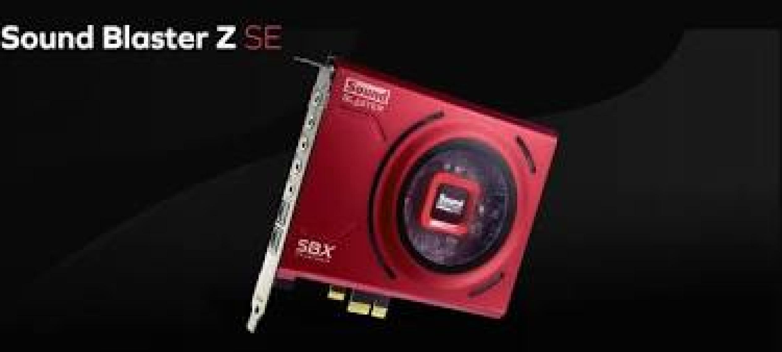 Creative Sound Blaster Z Se Pcı-E Ses Kartı ve Dac, 24-Bit / 192 Khz,