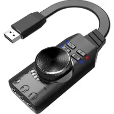 Alfais 4677 USB Harici Ses Kartı 7.1 Plextone Gs3 Pubg Lol Destekli