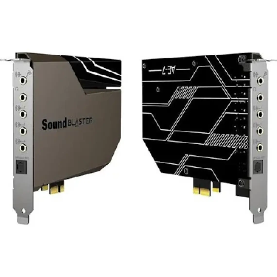 Creative Sound Blaster Ae-7 - Hi-Res- Dahili Pcıe Ses Kartı, Dört Çekirdekli Işlemci, 127DB Dnr Ess Saber 9018 Dac, X Bi-, 5.1 / 7.1 Hd, Dolby Dts