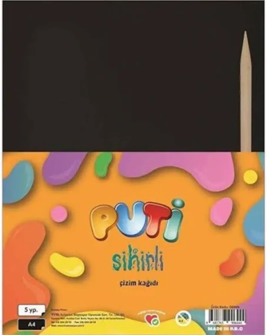 İnox Puti A4 Sihirli Çizim Kağıdı