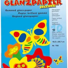 Folia Elişi Kağıdı (750) 18,5 x 29,5 cm 10 Farklı Renk, Parlak