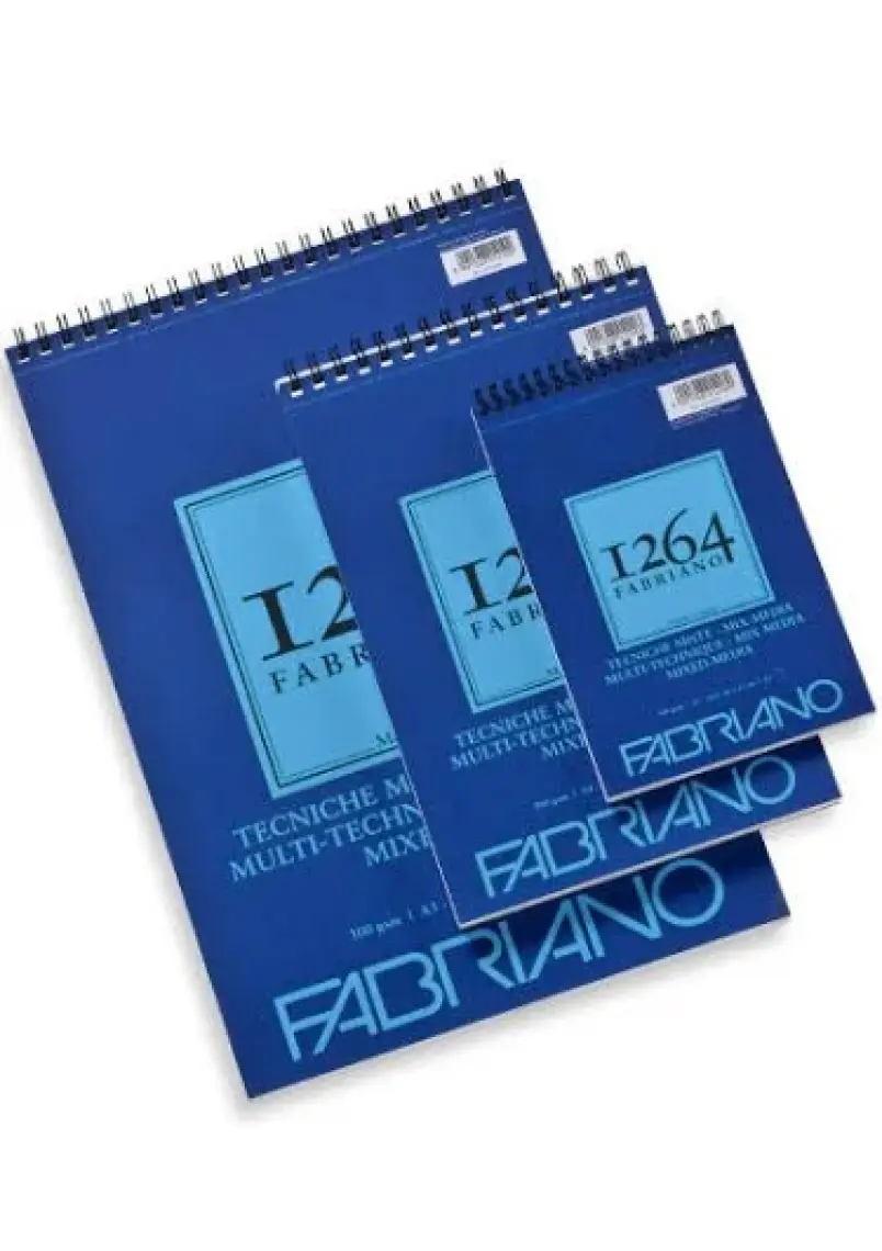 Fabriano : 1264 Çok Amaçlı Defter : A5 (300 gr - 15 Yaprak)