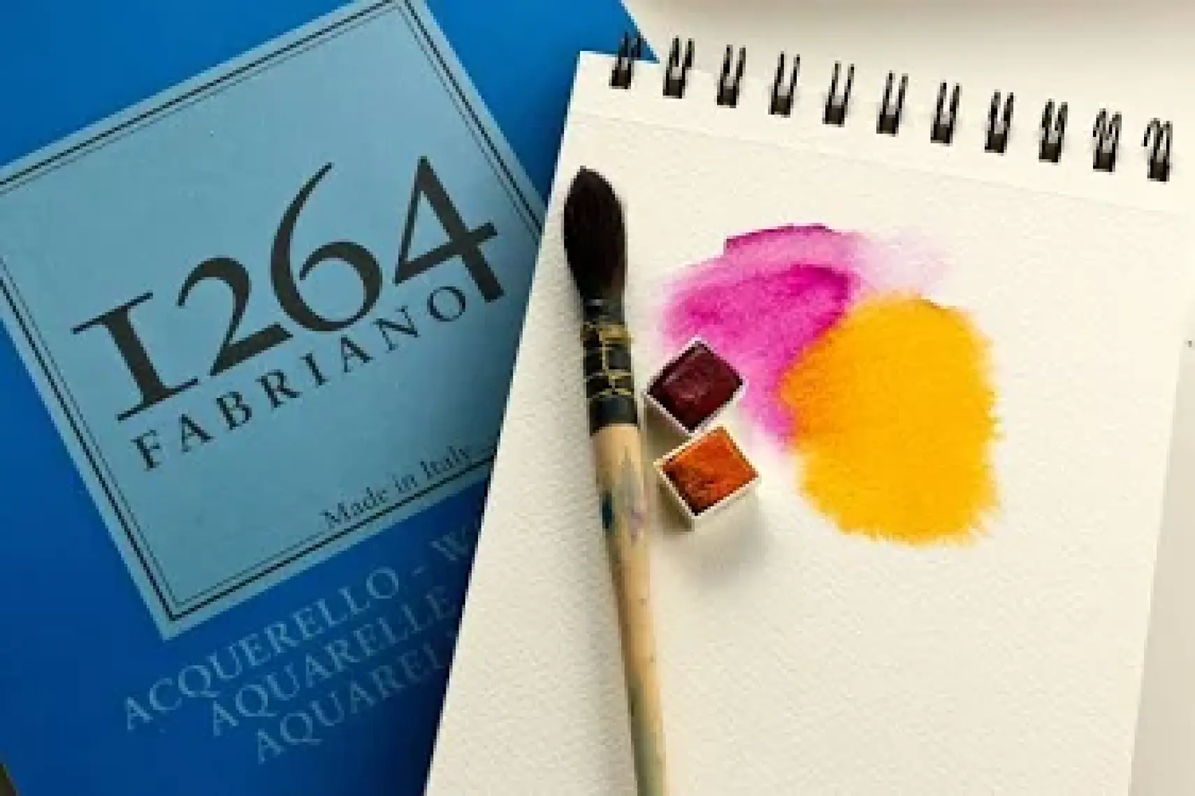 Fabriano : 1264 Çok Amaçlı Defter : A5 (300 gr - 15 Yaprak)