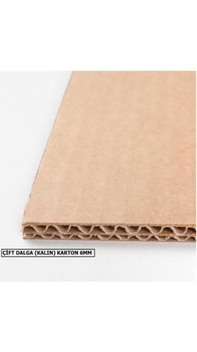 Empa 22 x 32 CM 6mm 24'lü Paket Oluklu Mukavva Karton - Hobi Kartonu - Maket Kartonu
