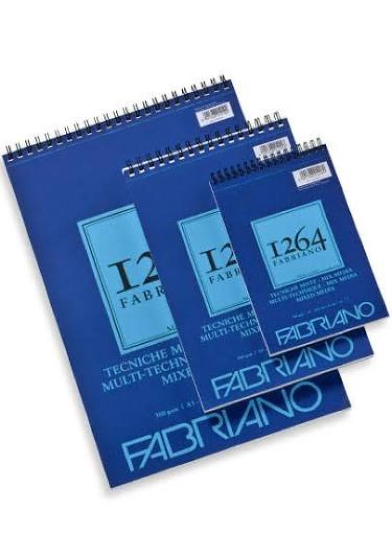 Fabriano : 1264 Çok Amaçlı Defter : A5 (300 gr - 15 Yaprak)